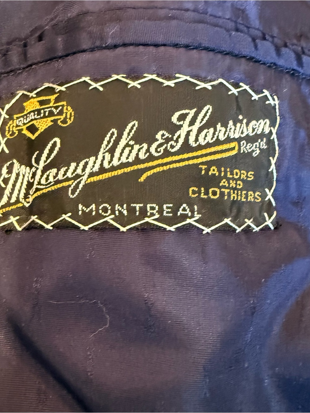 1965 McGill Wool University Blazer Hand Stitched Crest - Picture 4 of 9
